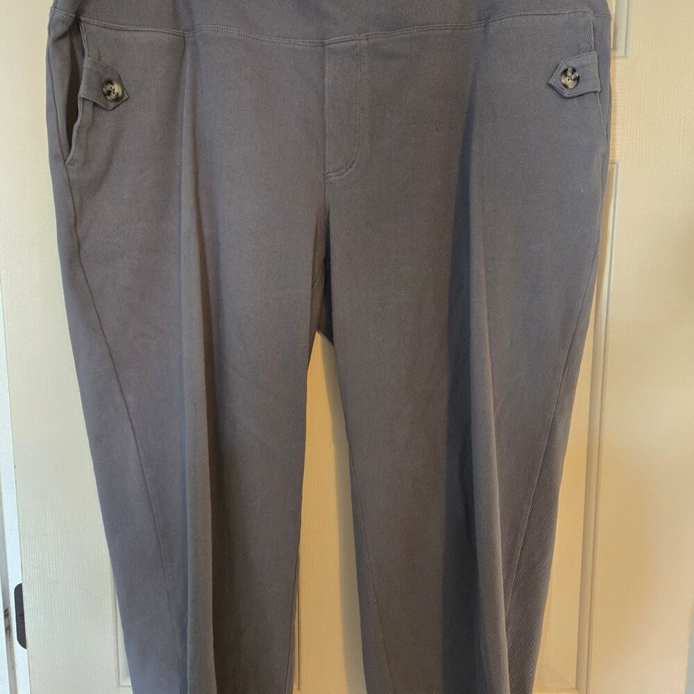 Ruby Ribbon Slate Blue Capris